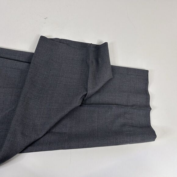 Joseph Abboud 50R Suit 42x29 Flat Front Gray 100% Wool Two Button Double Vented - Picture 13 of 13